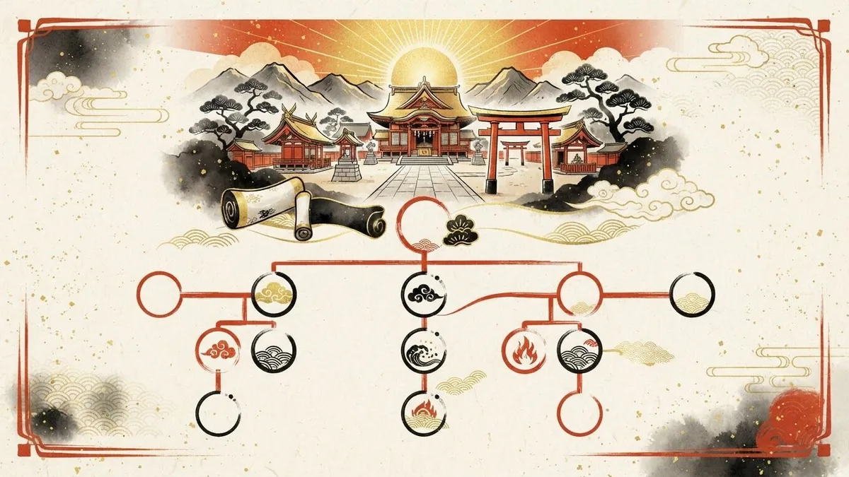 天照大御神の家系図|古事記・日本書紀でたどる神々の系譜を図解