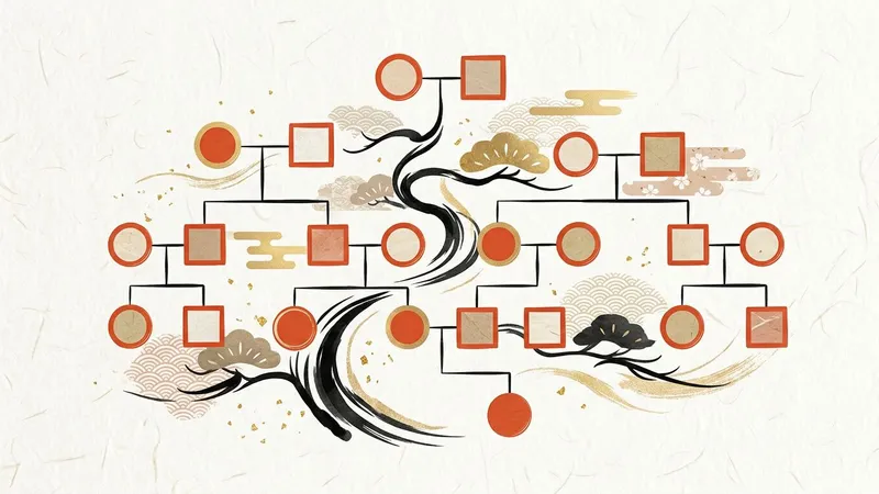 遺伝・保因者の家系図｜医療系の記号と書き方を図解で解説