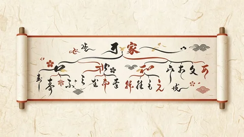 家系図を巻物で残す｜表装の種類・費用と自分で作る方法
