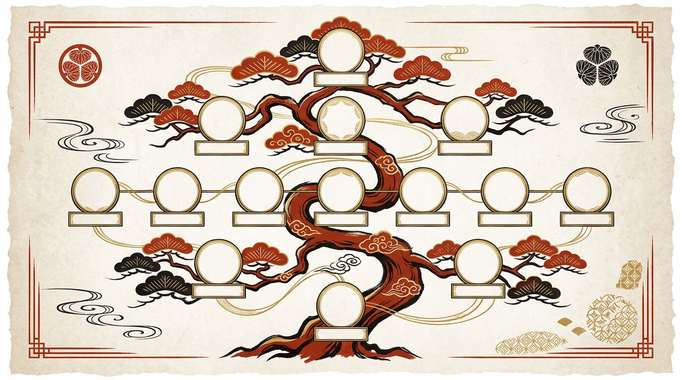 足利将軍家の家系図|尊氏から義満・義政・義昭まで15代を図解