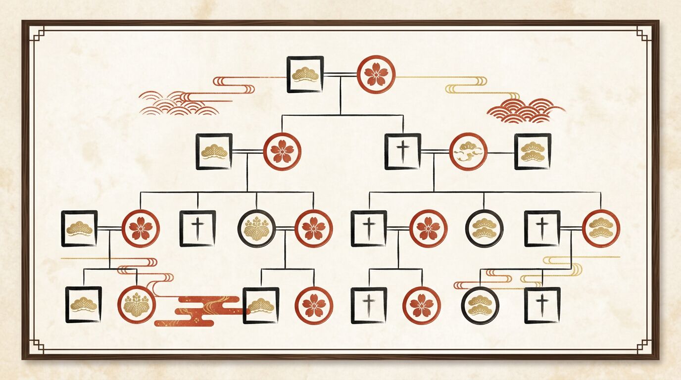 ジェノグラム（医療・看護）の書き方｜記号と関係線を図解で解説