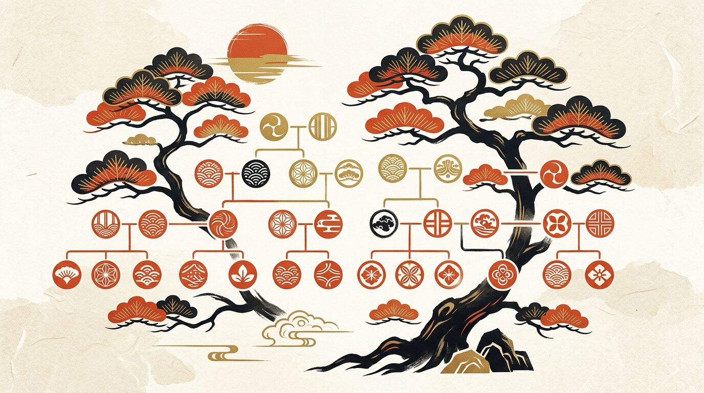 平氏・平家の家系図|桓武天皇から平清盛・将門まで図解