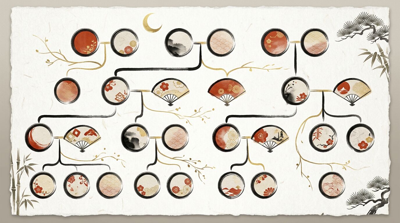 自分の家系図を作ってみよう｜作り方4ステップを図解