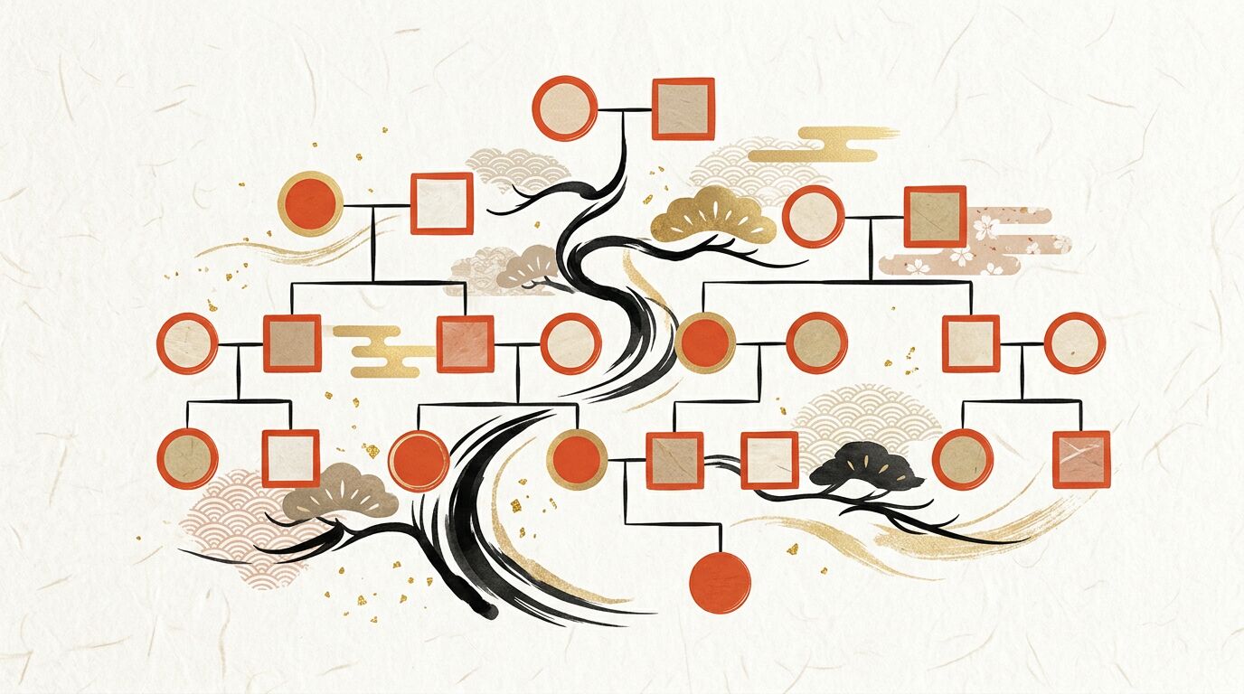 遺伝・保因者の家系図｜医療系の記号と書き方を図解で解説