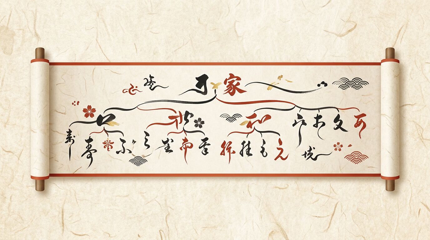 家系図を巻物で残す｜表装の種類・費用と自分で作る方法