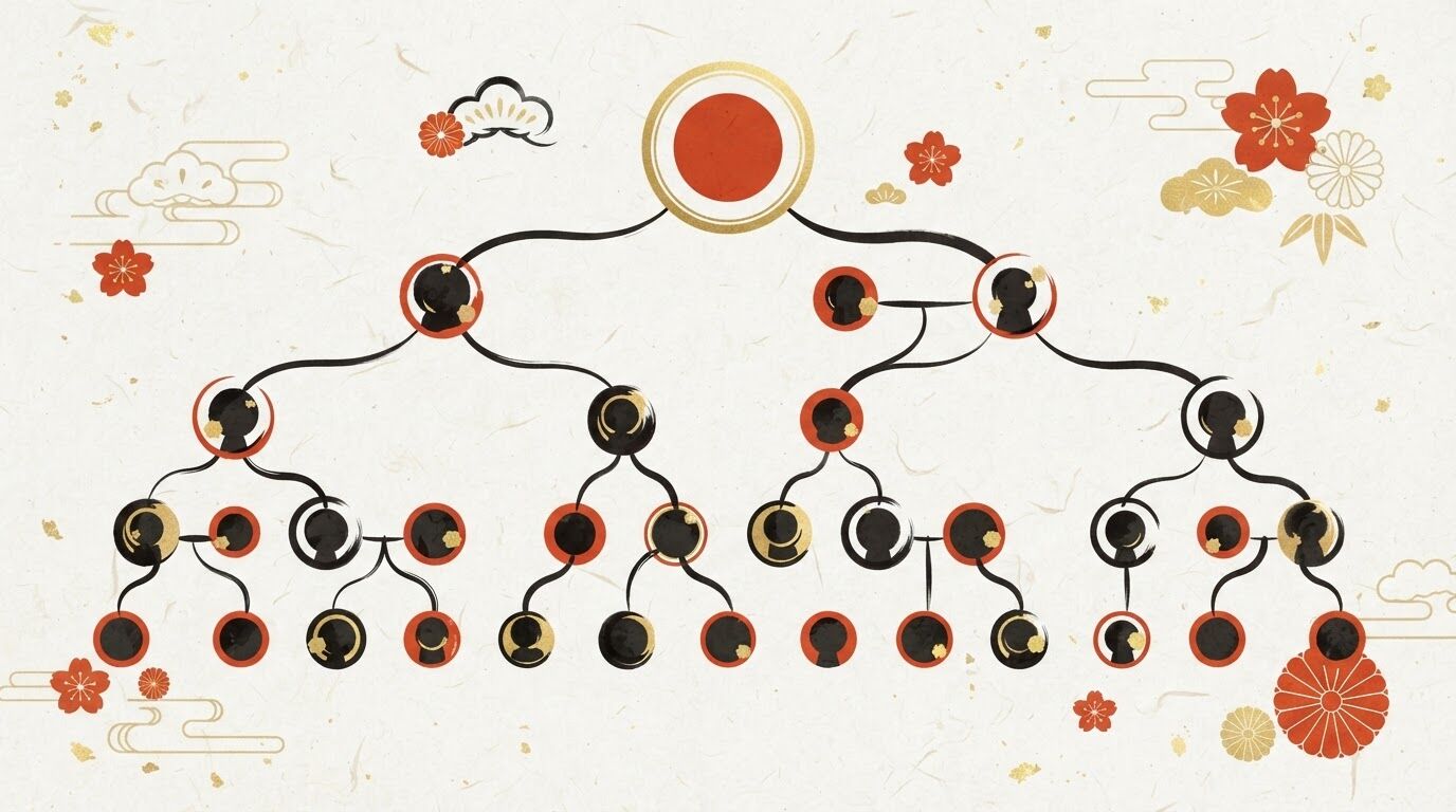 松平氏の家系図｜十八松平と徳川家康へ続く系譜のイメージ