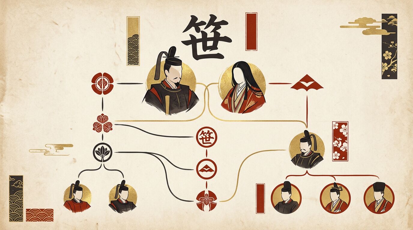 源頼朝の家系図｜北条政子・鎌倉北条氏とのつながりを図解で解説