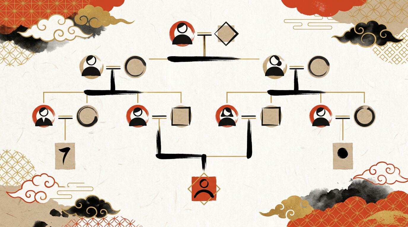 親のいとこは何と呼ぶ？いとこ違い・いとこおじの意味を家系図で解説