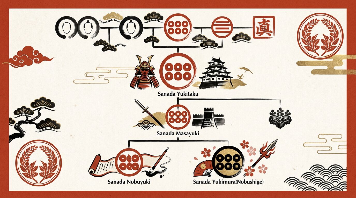 真田家の家系図|幸隆・昌幸から信之・幸村まで図解で解説