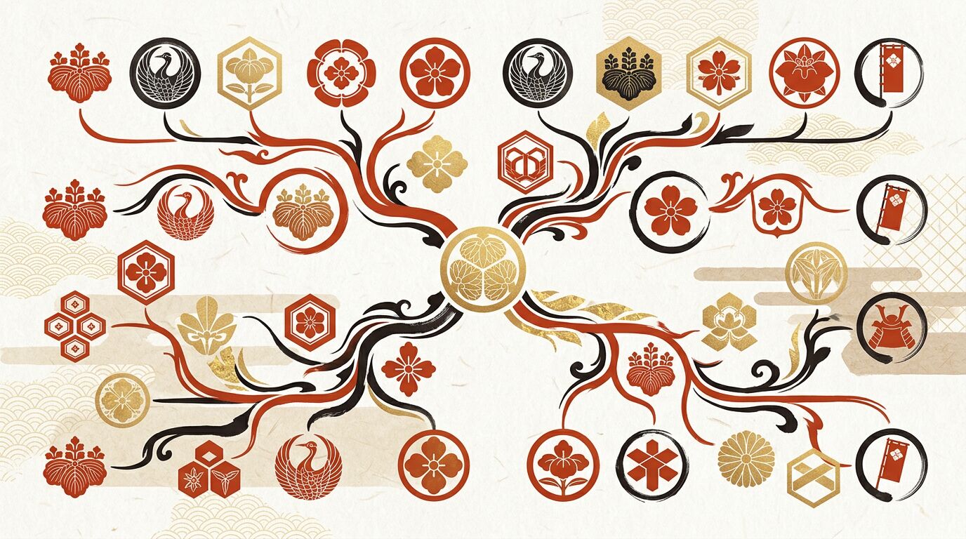 戦国武将の家系図まとめ｜信長・秀吉・家康のつながりを図解で解説