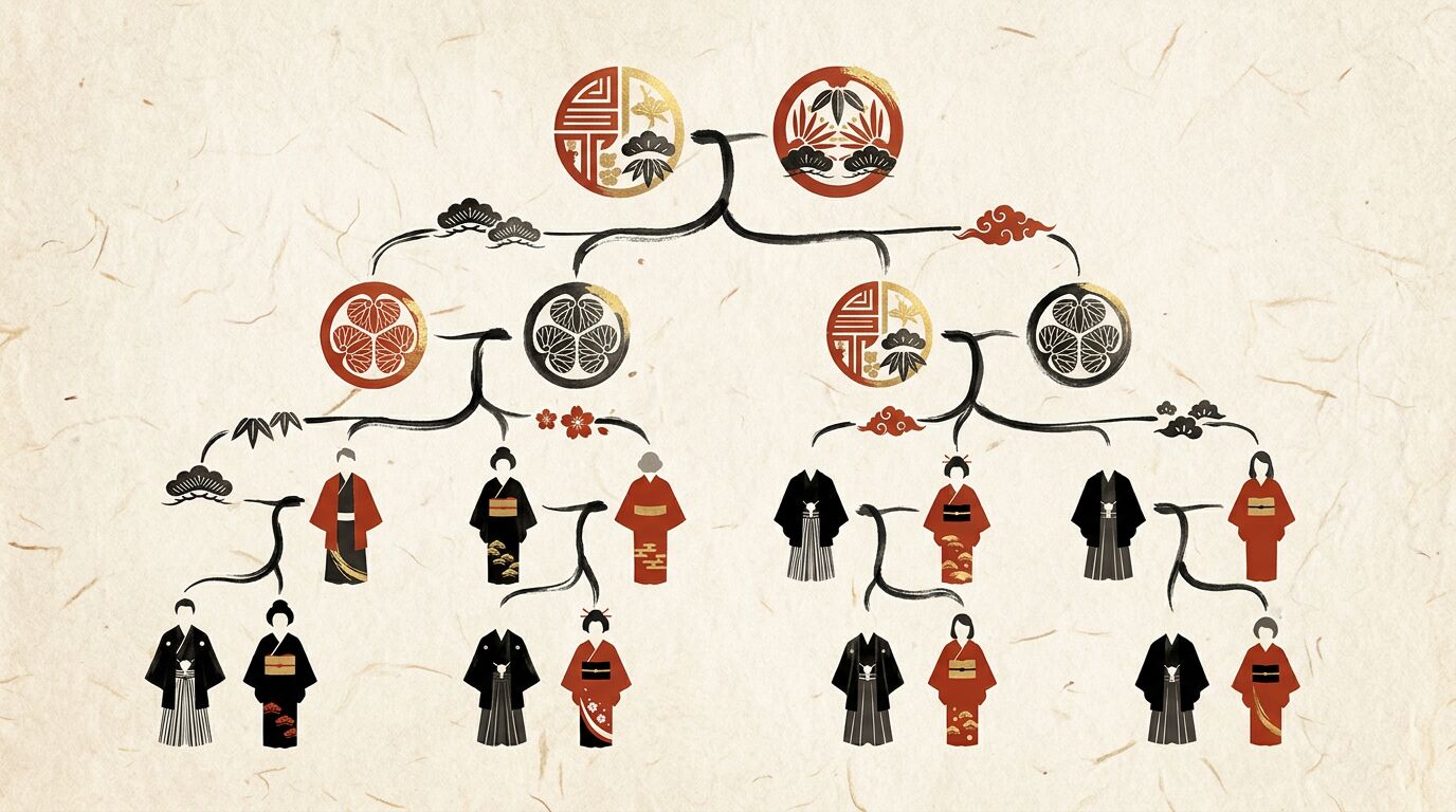 祖父母・曽祖父母の呼び方と続柄は？読み方・親等を家系図で解説
